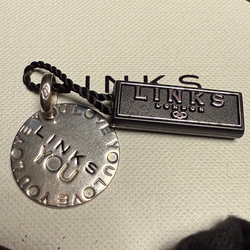 NWT Links of London Sterling Disc Charm